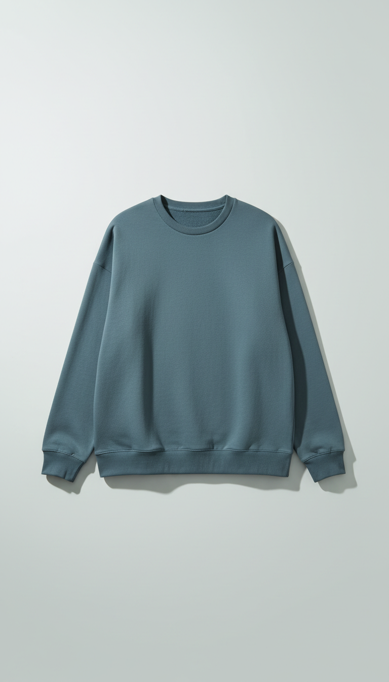 Slate Blue Relaxed Sweatshirt